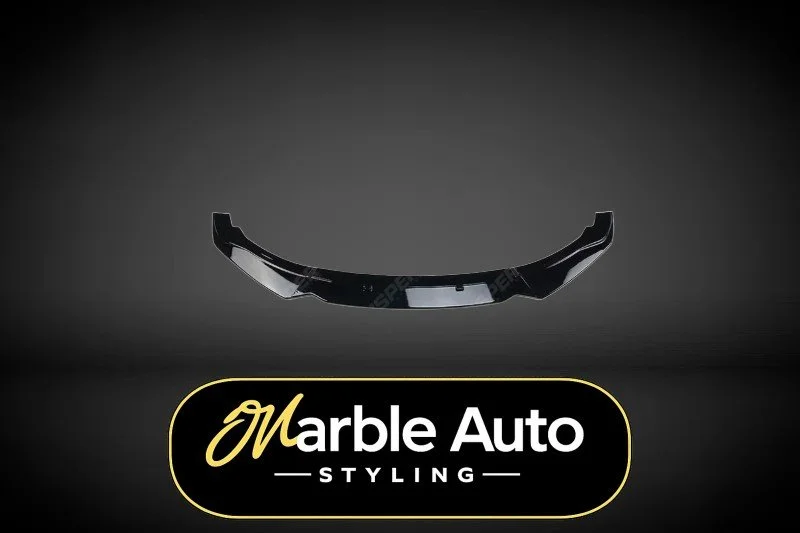 FRONT SPLITTER GLOSS BLACK BMW 1 SERIES F20 F21 LCI STANDARD (NO M SPORT) 15-19