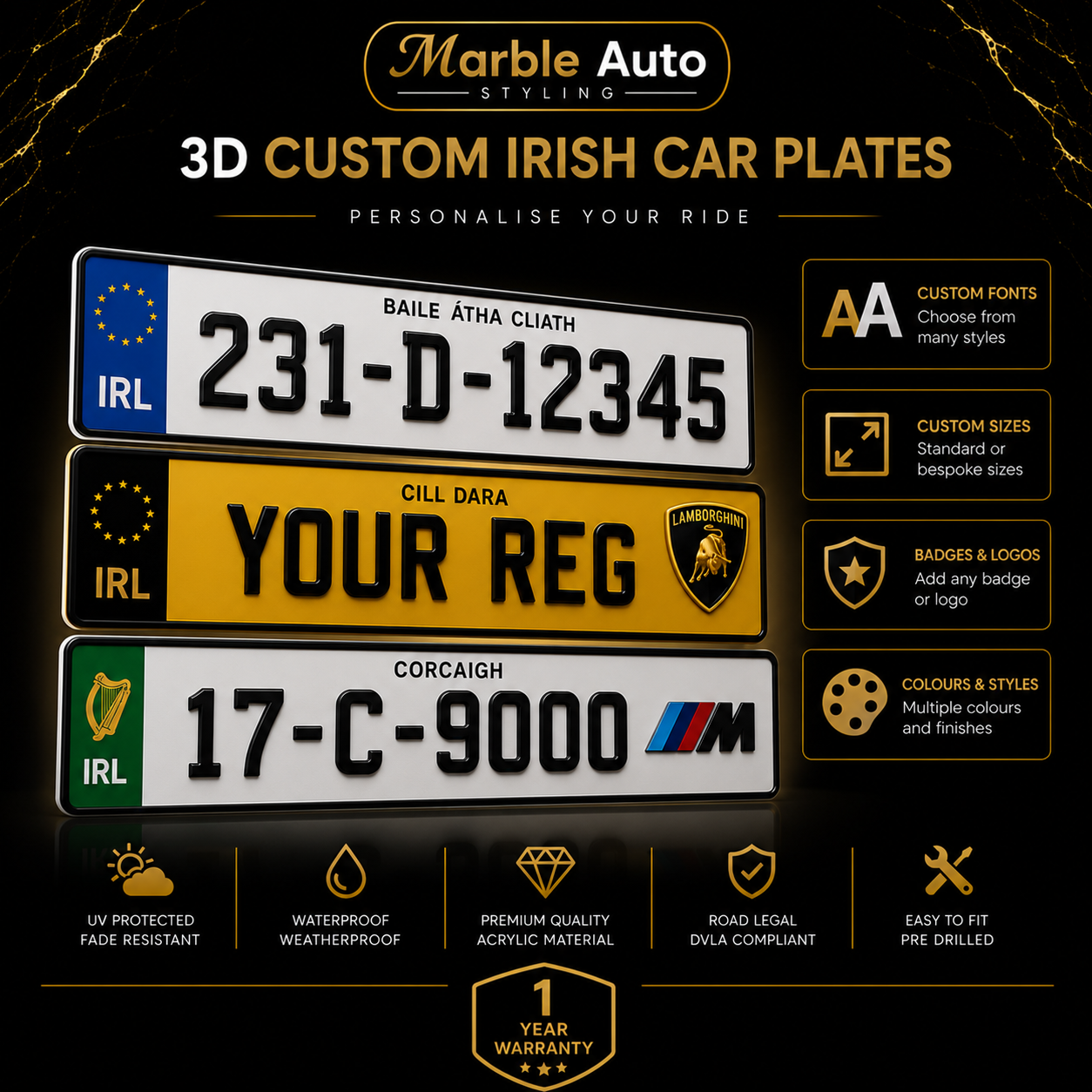 3D PLATES DESIGN YOUR OWN