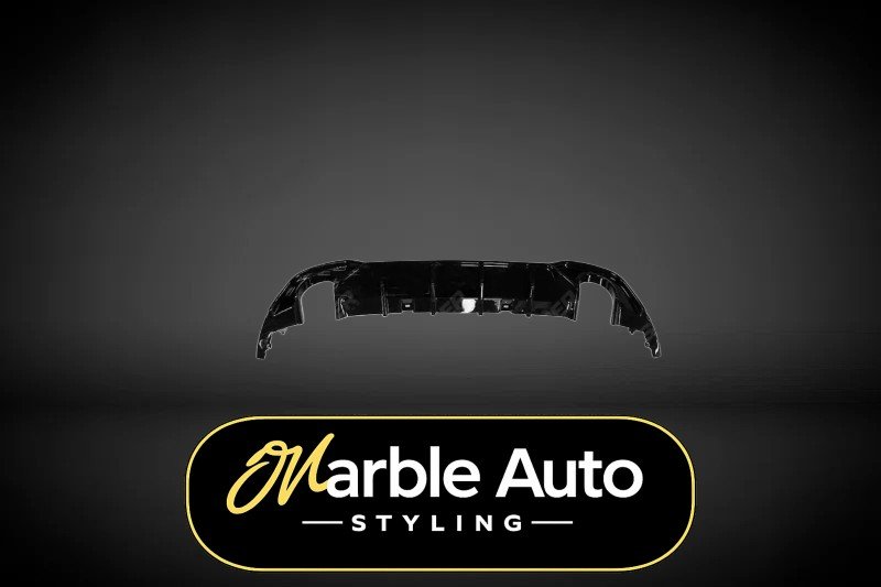 REAR DIFFUSER GLOSS BLACK VK GOLF MK8 GTI