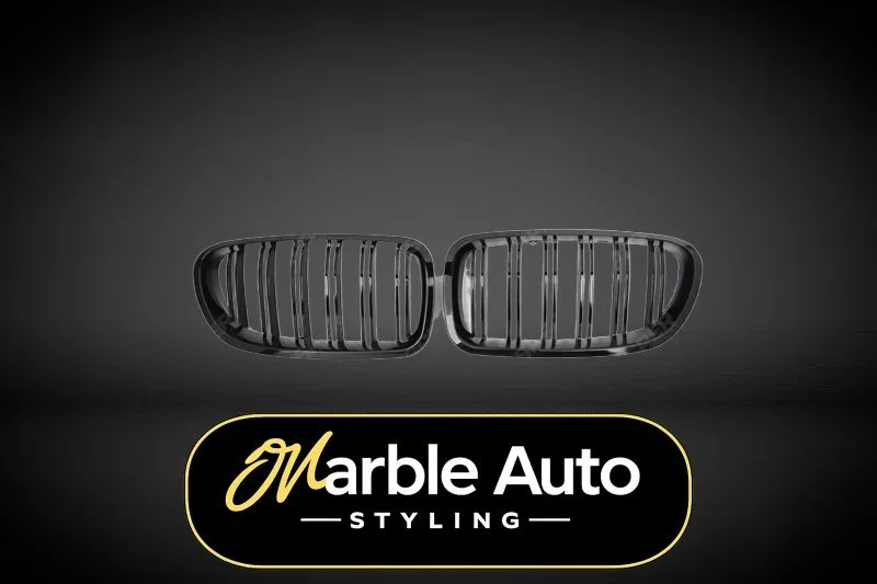 DUAL SLAT GRILL GLOSS BLACK BMW 5 SERIES F10 09-17