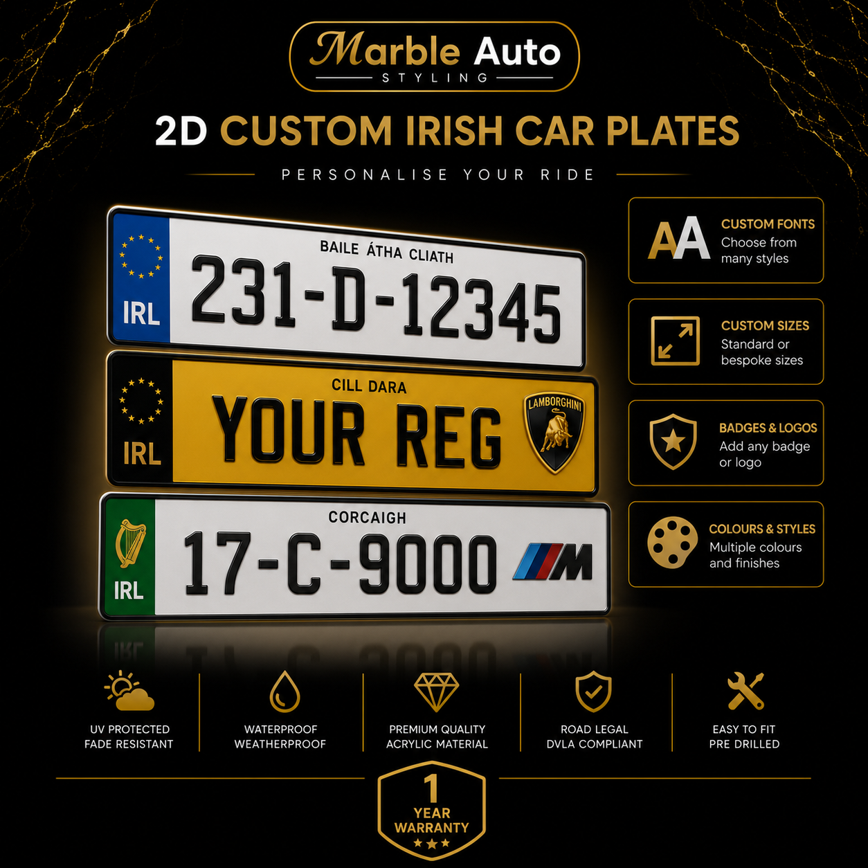 2D PRINTED PLATES DESIGN YOUR OWN