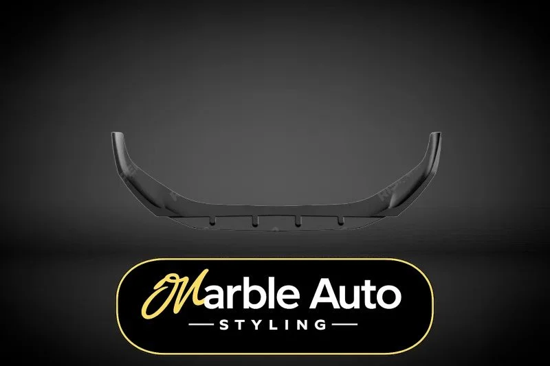 FRONT SPLITTER GLOSS BLACK AUDI A4 B9 FACELIFT 19-24