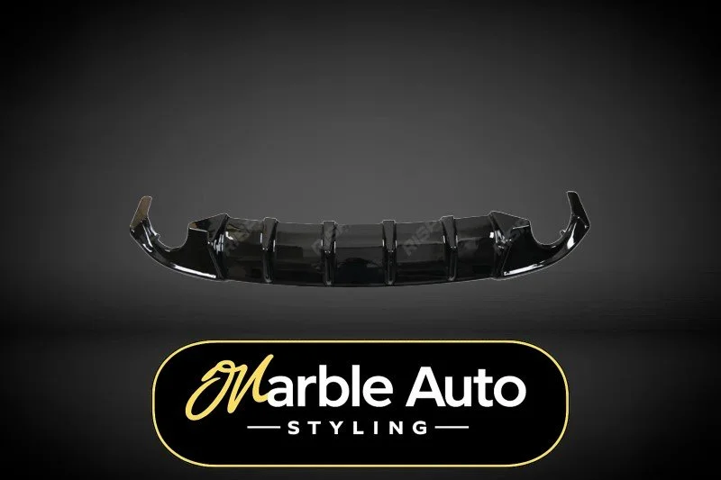 REAR DIFFUSER GLOSS BLACK VK GOLF GTI/GTD MK6 08-12