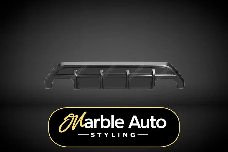 REAR DIFFUSER GLOSS BLACK AUDI A3 8Y 2025 ON S LINE - S3 SPORTBACK