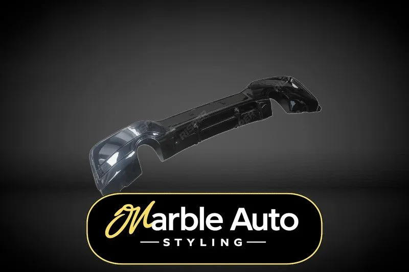 REAR DIFFUSER GLOSS BLACK BMW 1 SERIES F20 M SPORT PRE LCI 12-15