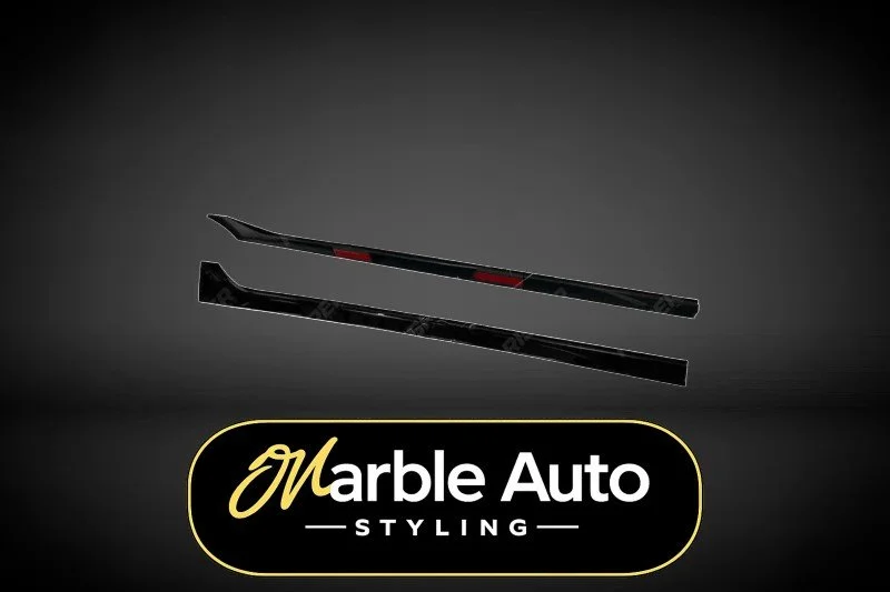 R' SIDE SKIRTS GLOSS BLACK VW GOLF MK8 STANDARD