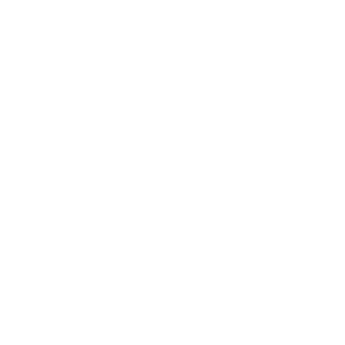 Line drawing of a handshake on black background.