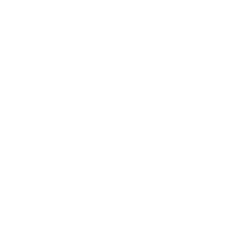 Outline of a hand holding a coin with a dollar sign, on a black background.