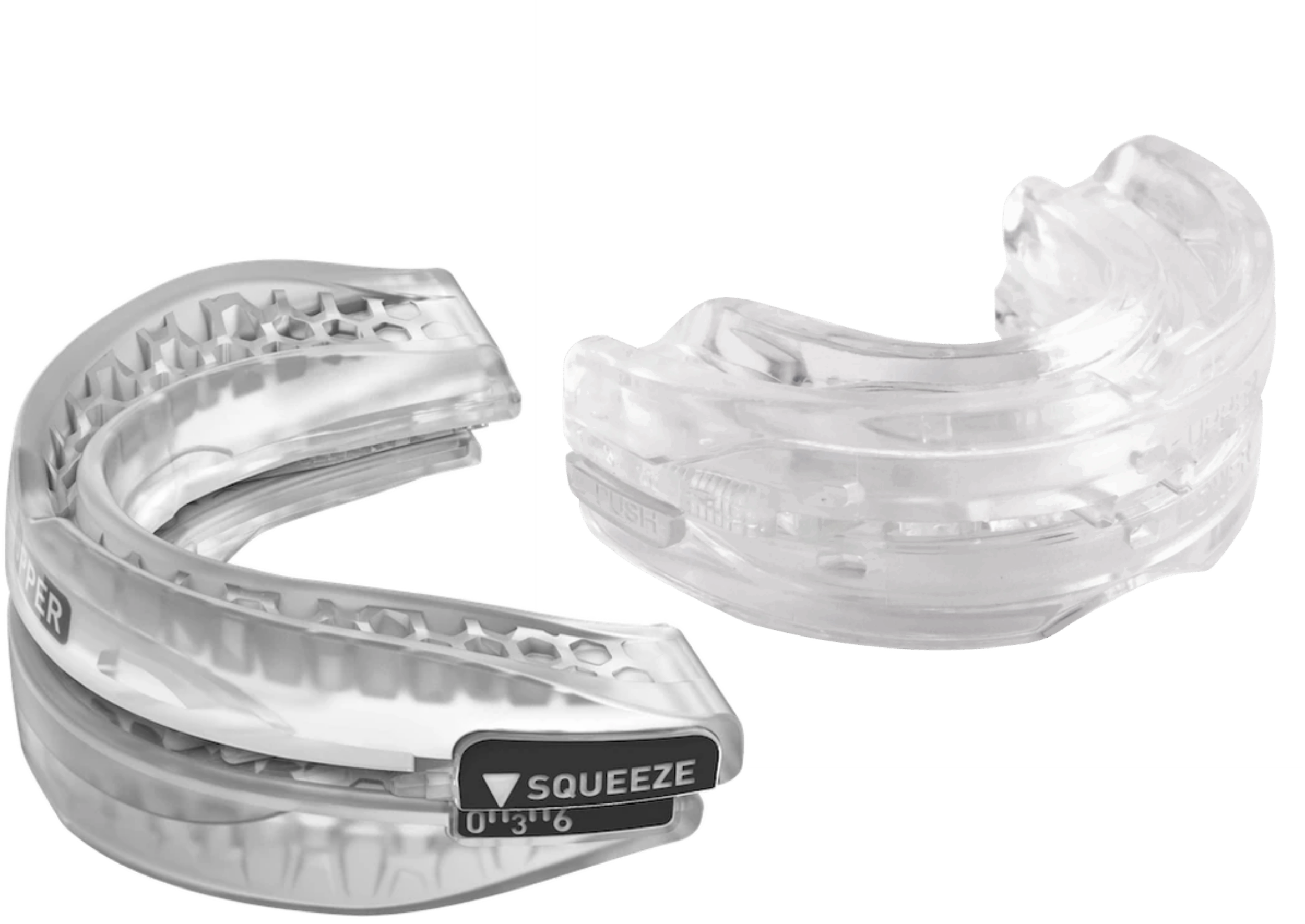these over the counter boil-and-bite anti-snoring mouthguards are can help a patient see if they can get used to a custom made dental snoring mouthguard but are not the most comfortable or most effective cheap anti-snoring dental devices