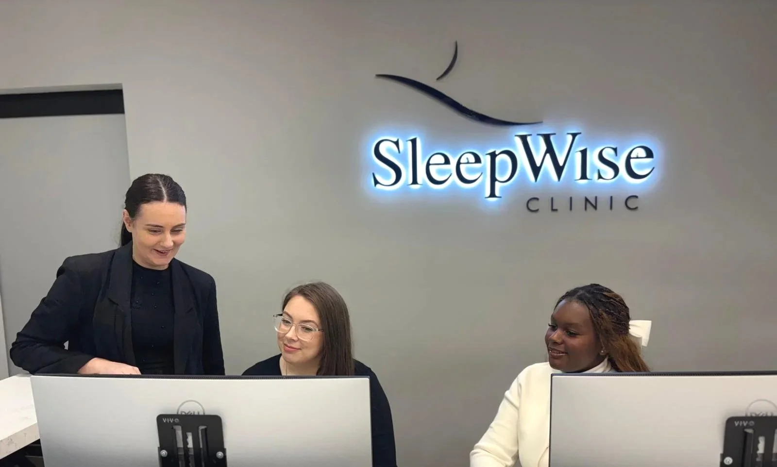 The lovely staff at SleepWise are here to help patients with their snoring and sleep apnoea treatment with an oral appliance
