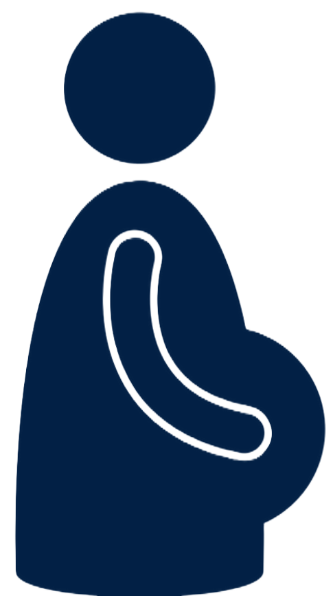 cion of a pregnant woman to show that when women become pregnant, they may develop snoring