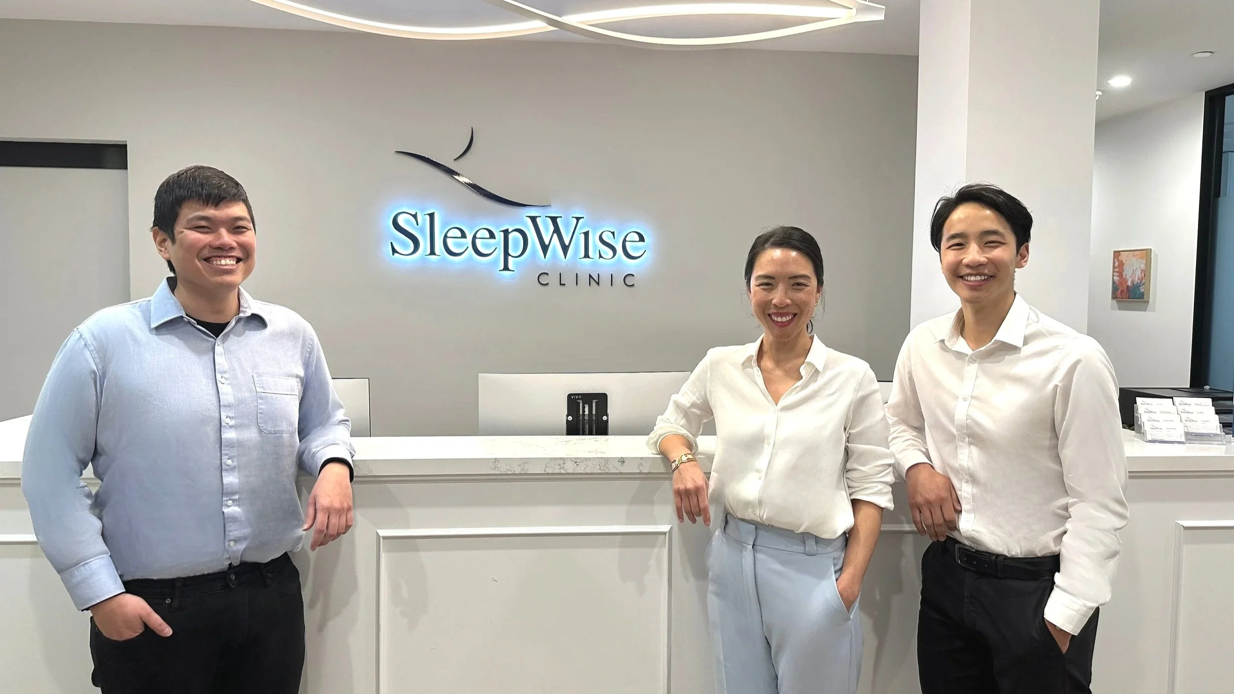 the sleepwise clinic directors, Dr Ken Lee, Dr Krystel Skilton, Dr Jeffrey Tho