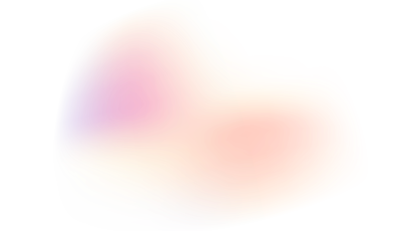 Abstract kleurrijk digitaal kunstwerk met vloeiende vormen en een combinatie van roze, oranje en rood.