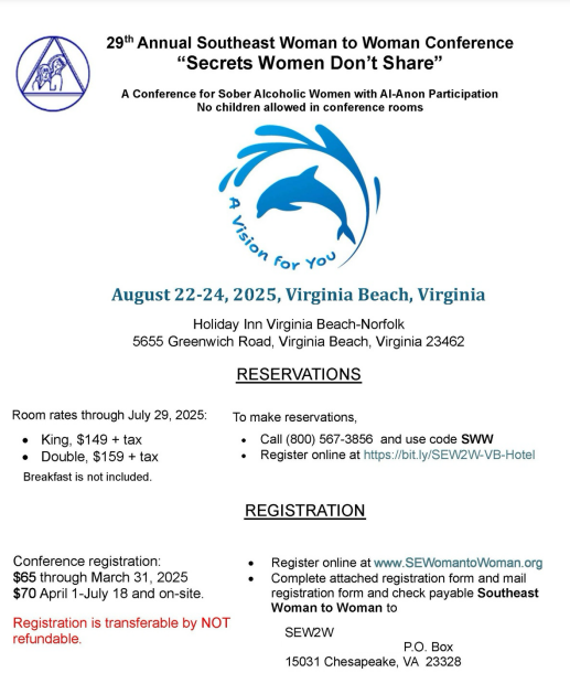29th Annual Woman to Woman Conference