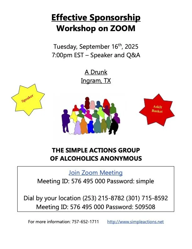 Effective Sponsorship Workshop on ZOOM