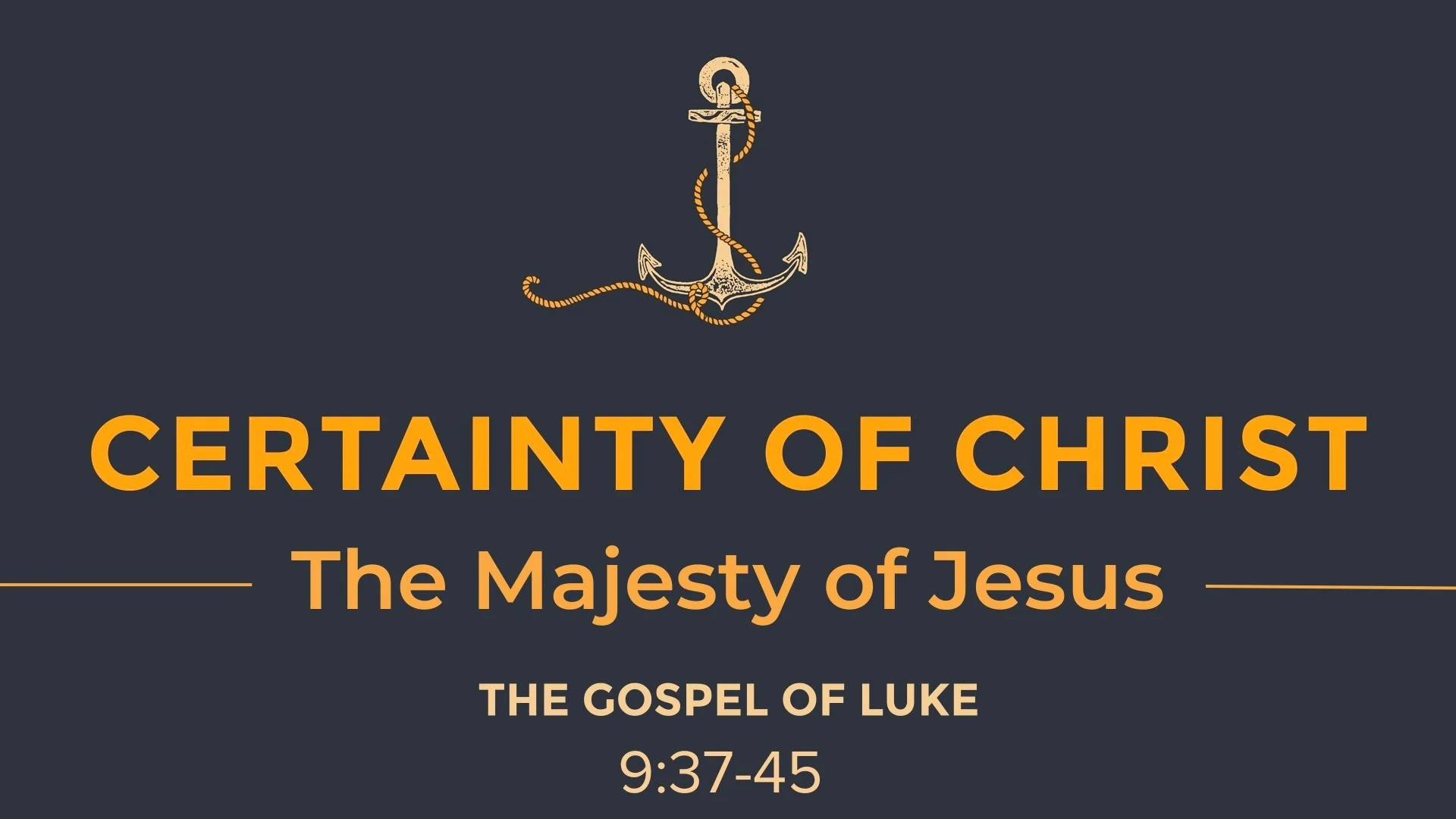 The Majesty of Jesus