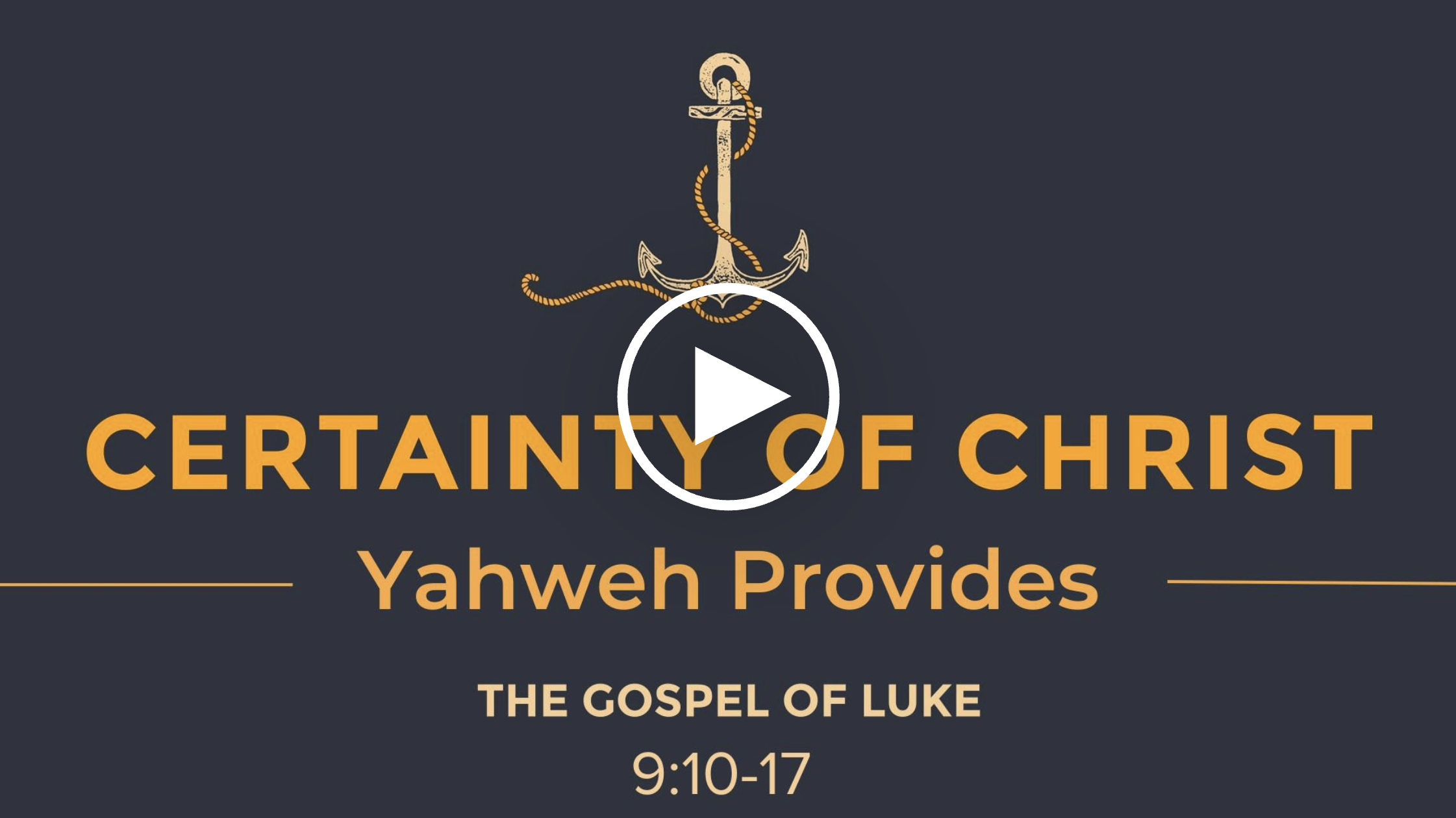 Yahweh Provides