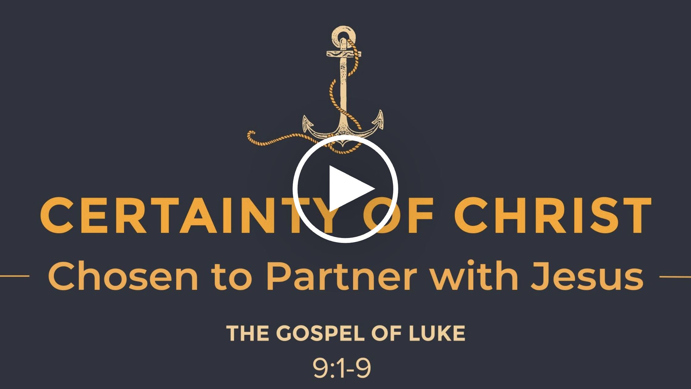 Chosen to Partner with Jesus