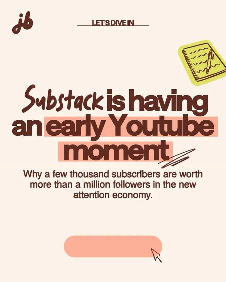 Comment SUBSTACK and I&rsquo;ll send you the full video 🔗

While we are trying to please algorithms, Substack is building something different...

I&rsquo;m breaking down everything from the key features on Substack, how to grow an engaged audience a