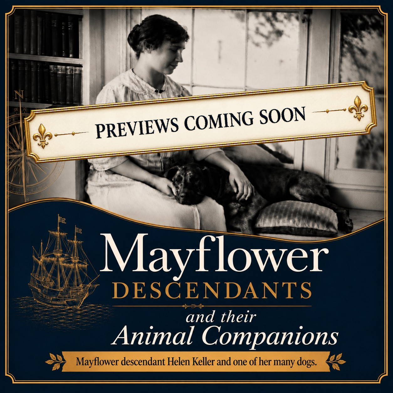 Mayflower Descendants and Their Animal Companions Collection