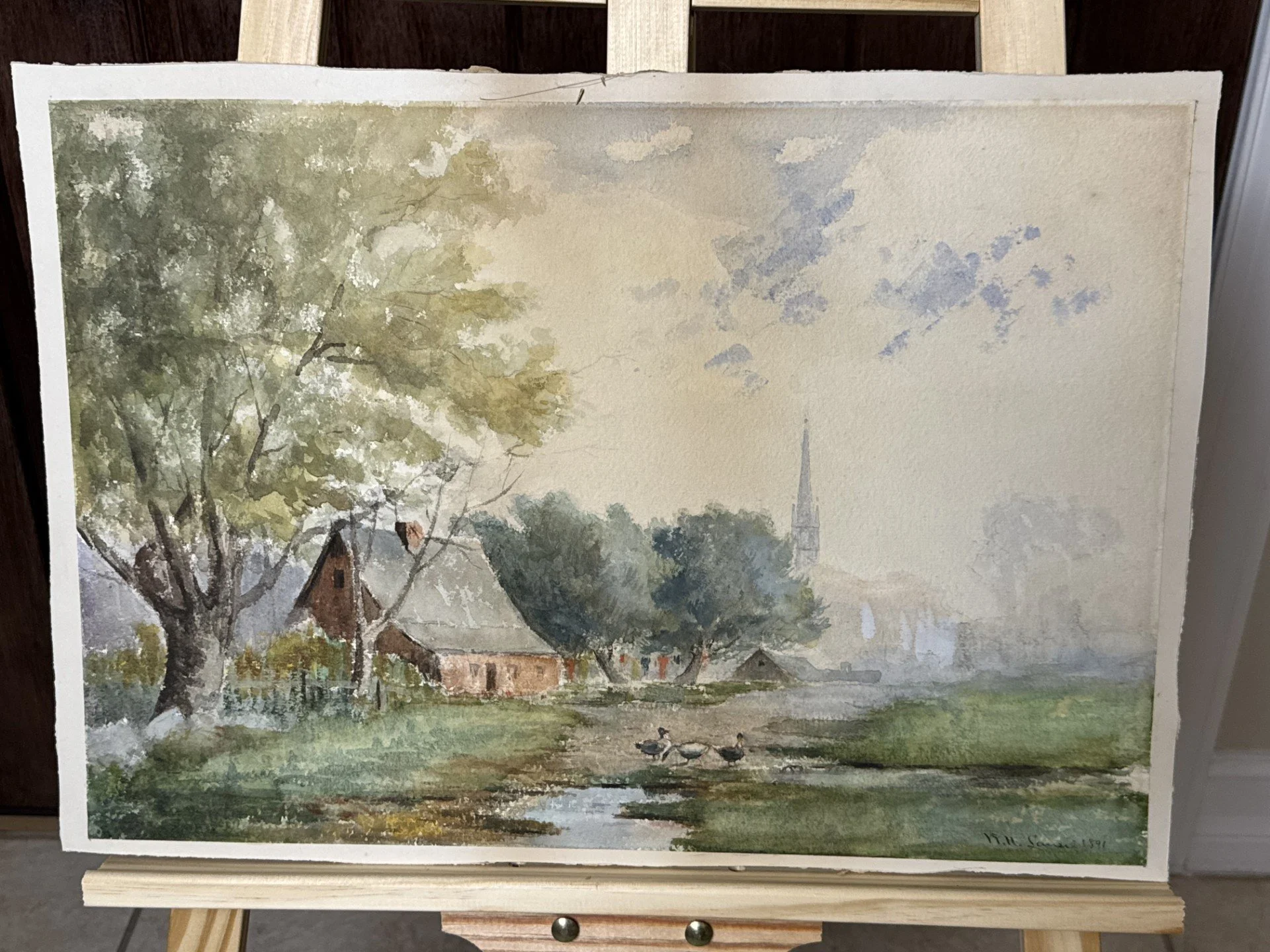 Wilber Henry Lansil — Landscape, Church, and an Artistic Brotherhood