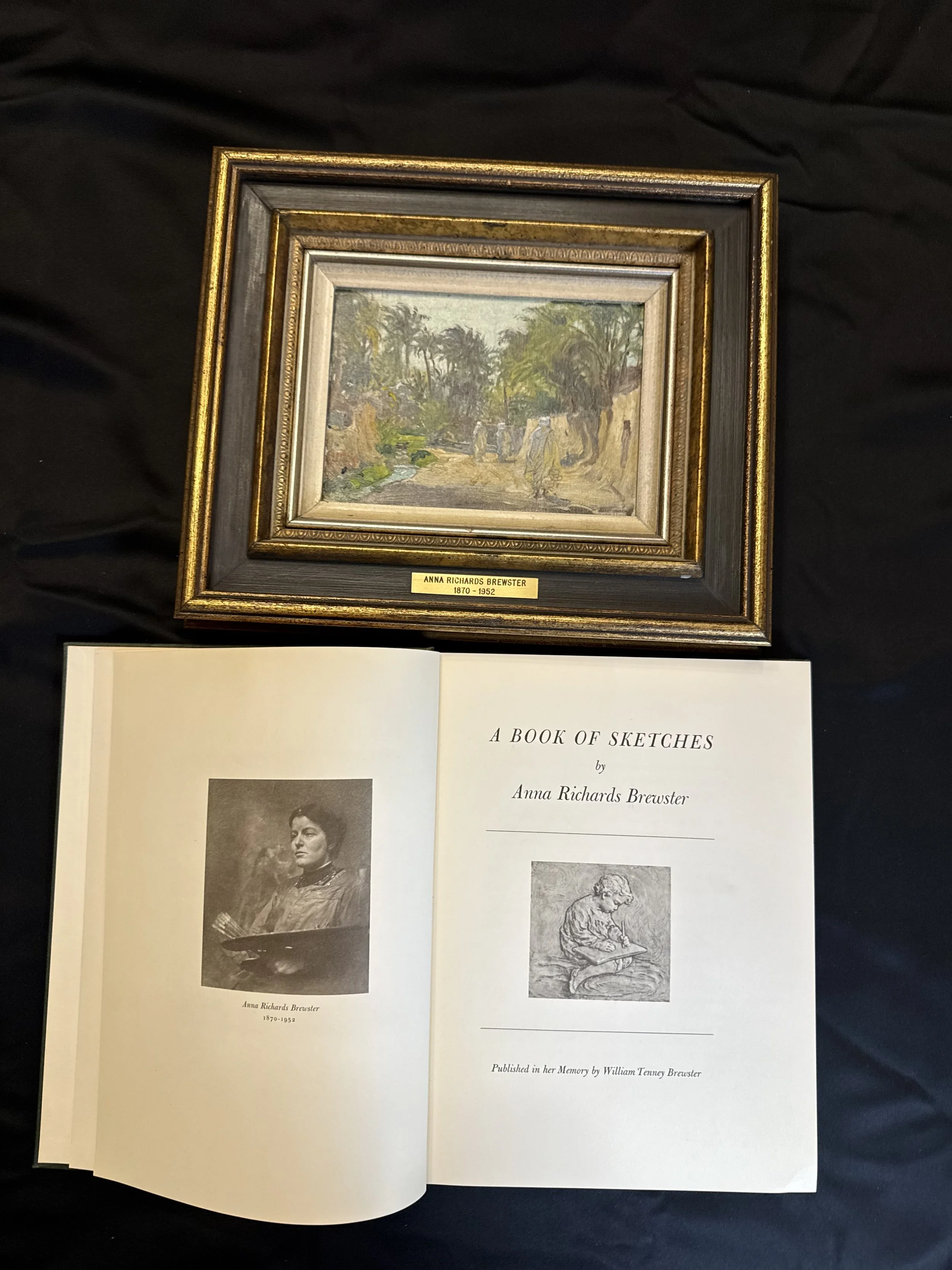 Artist Anna Richards Brewster and William Tenney Brewster