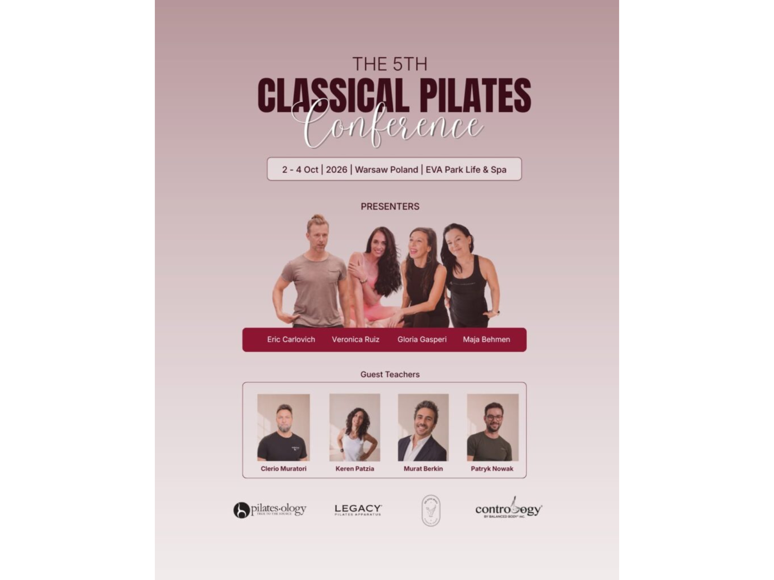 5th Classical Pilates Conference, Warsaw.