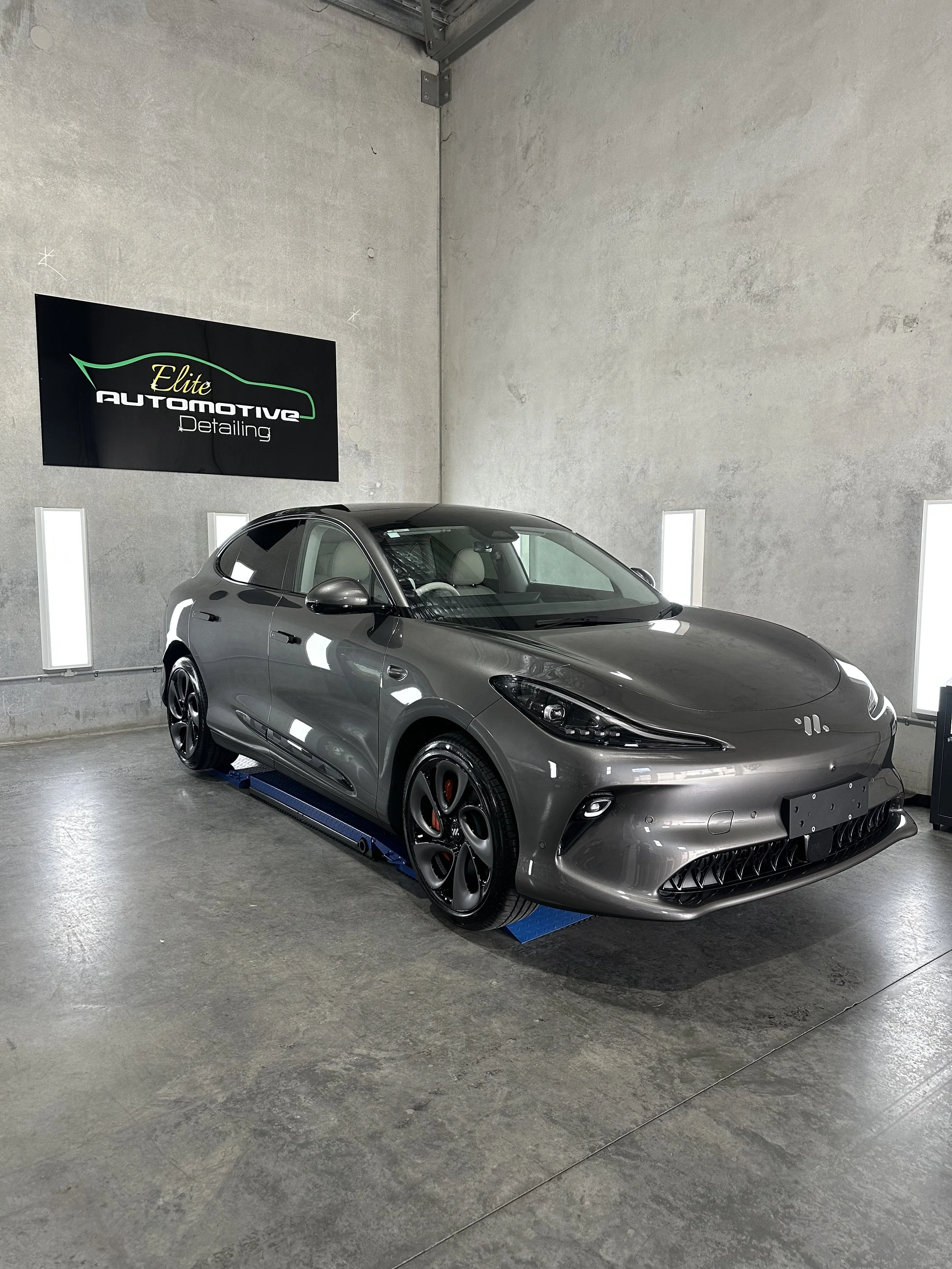 Ceramic Coatings & Surface Protection for gray sports car  at Elite Automotive Detailing