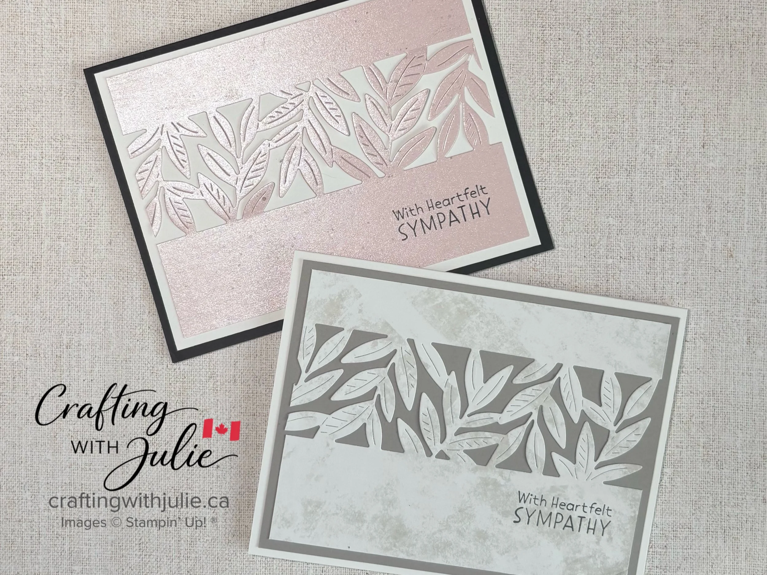 4 Card Ideas Using the Botanical Expressions Die