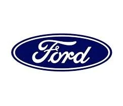 Ford logo with blue oval and white script font