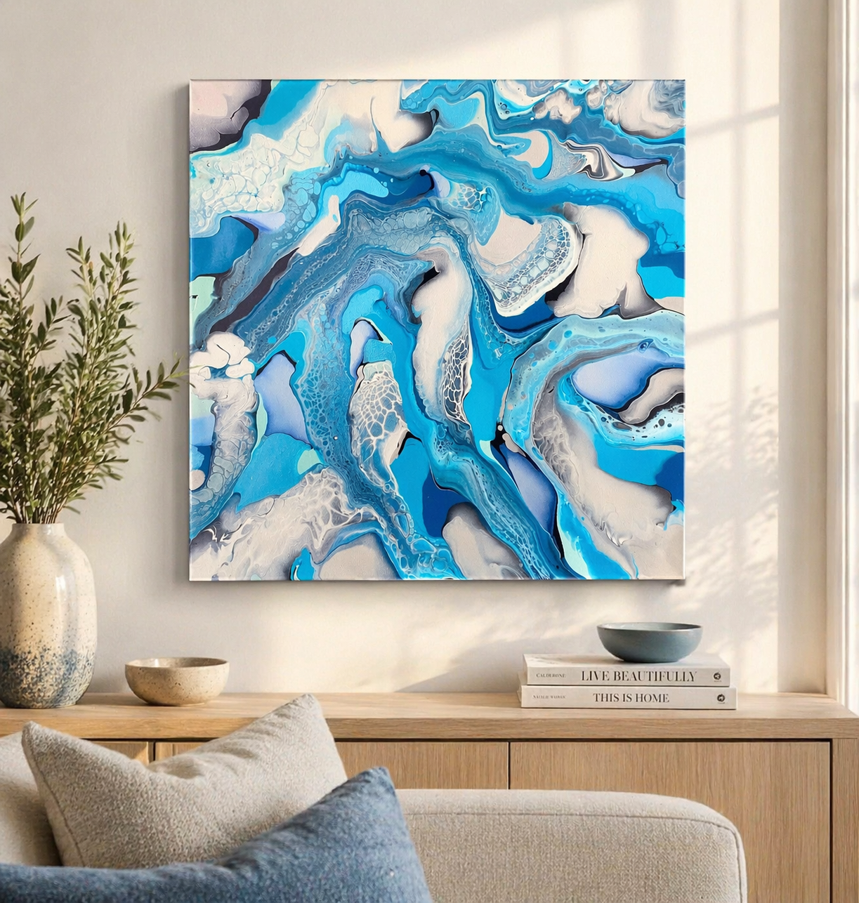 Arctica

This is a 20 by 20 inch level 3 gallery wrapped canvas with acrylic