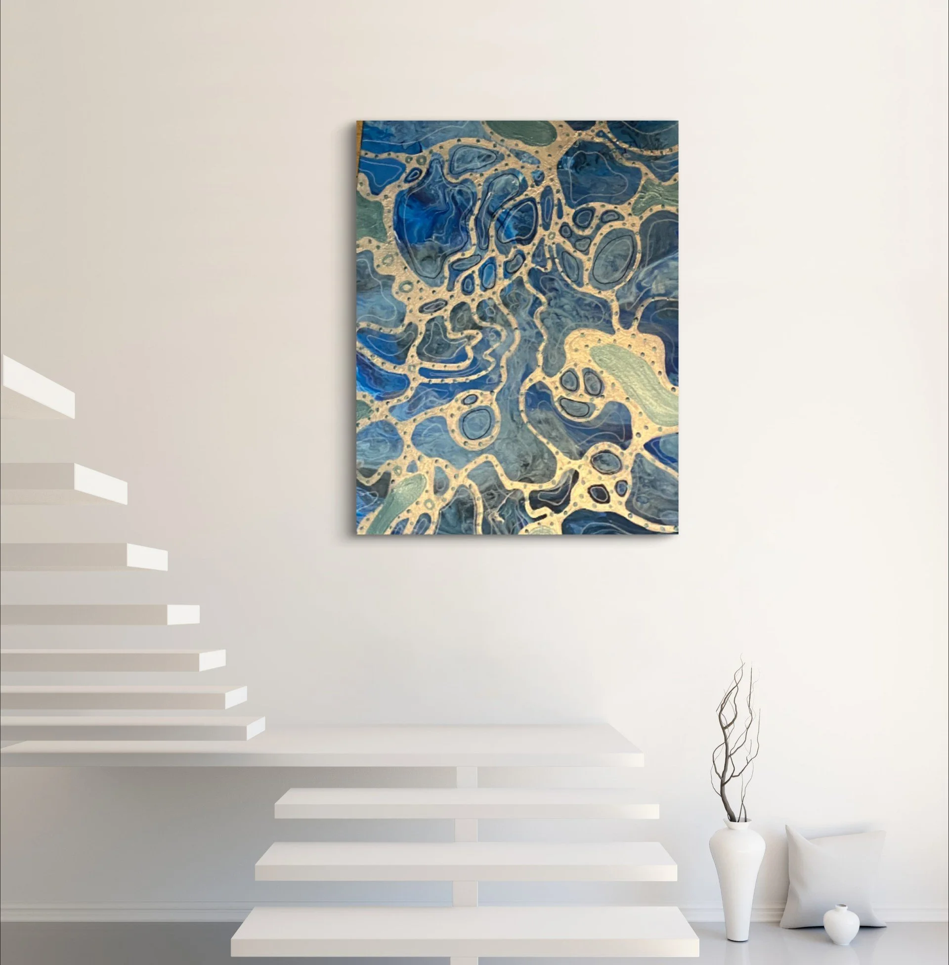 Neuroflow

This is a 20 by 24 inch acrylic paint on level 3 gallery wrapped canvas. 