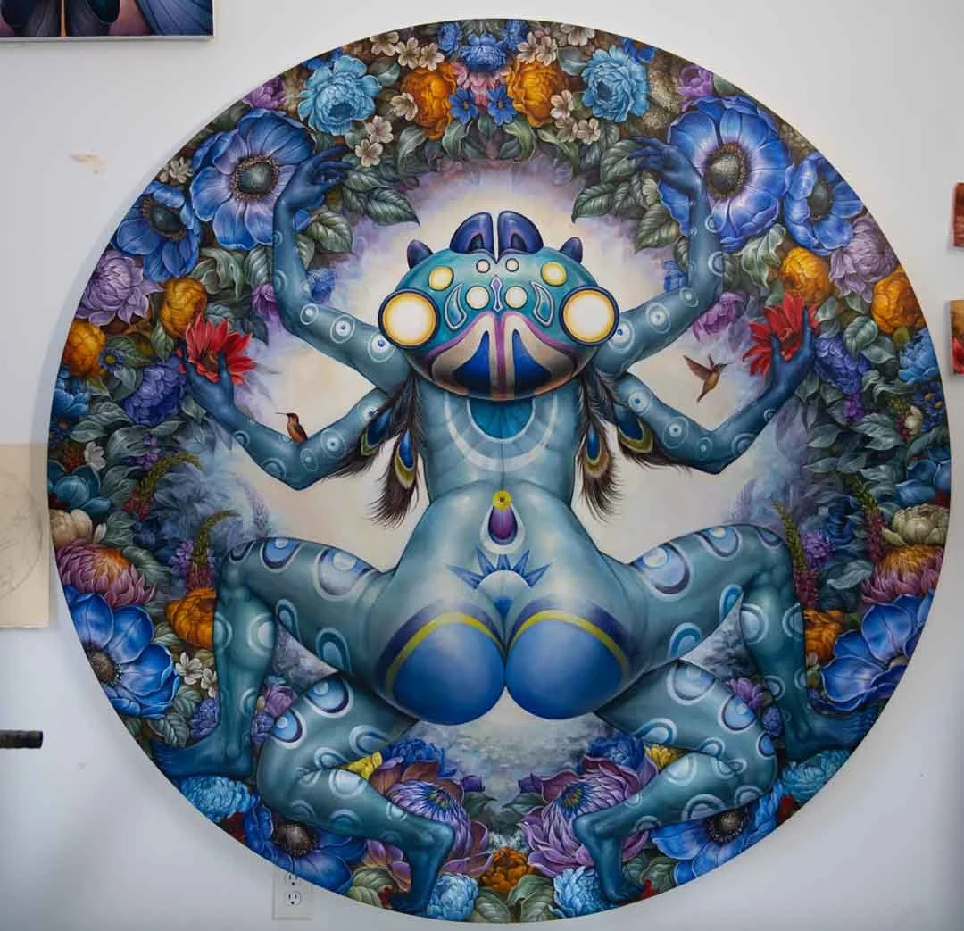 Dreamweaver - oil painting by Hannah Faith Yata