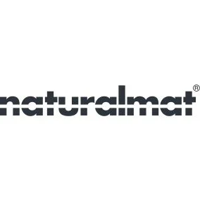 Naturalmat logo in black text on a white background