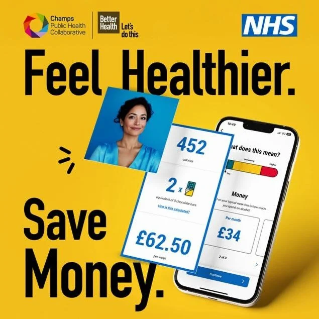 Drink Less Alcohol Using NHS Drink Free Days app!

Stopping or drinking less alcohol can make a big difference to your health. It can boost your energy, help you lose weight, and save you money. If you are drinking more than you would like, you are n