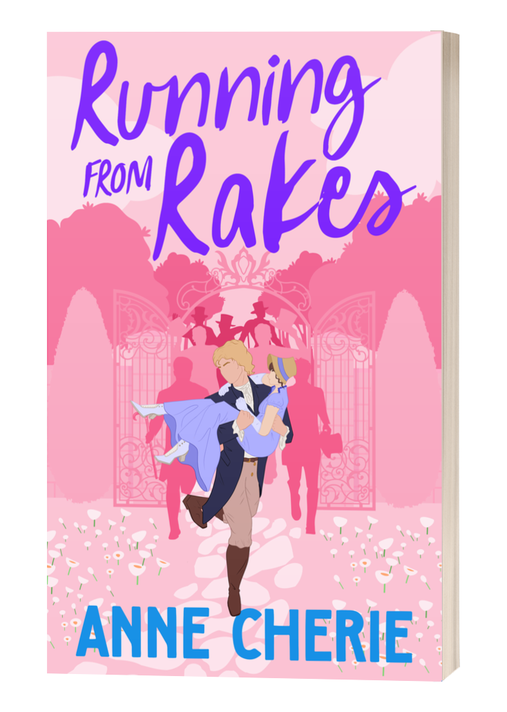 Running from Rakes Regency Romcom Book Cover