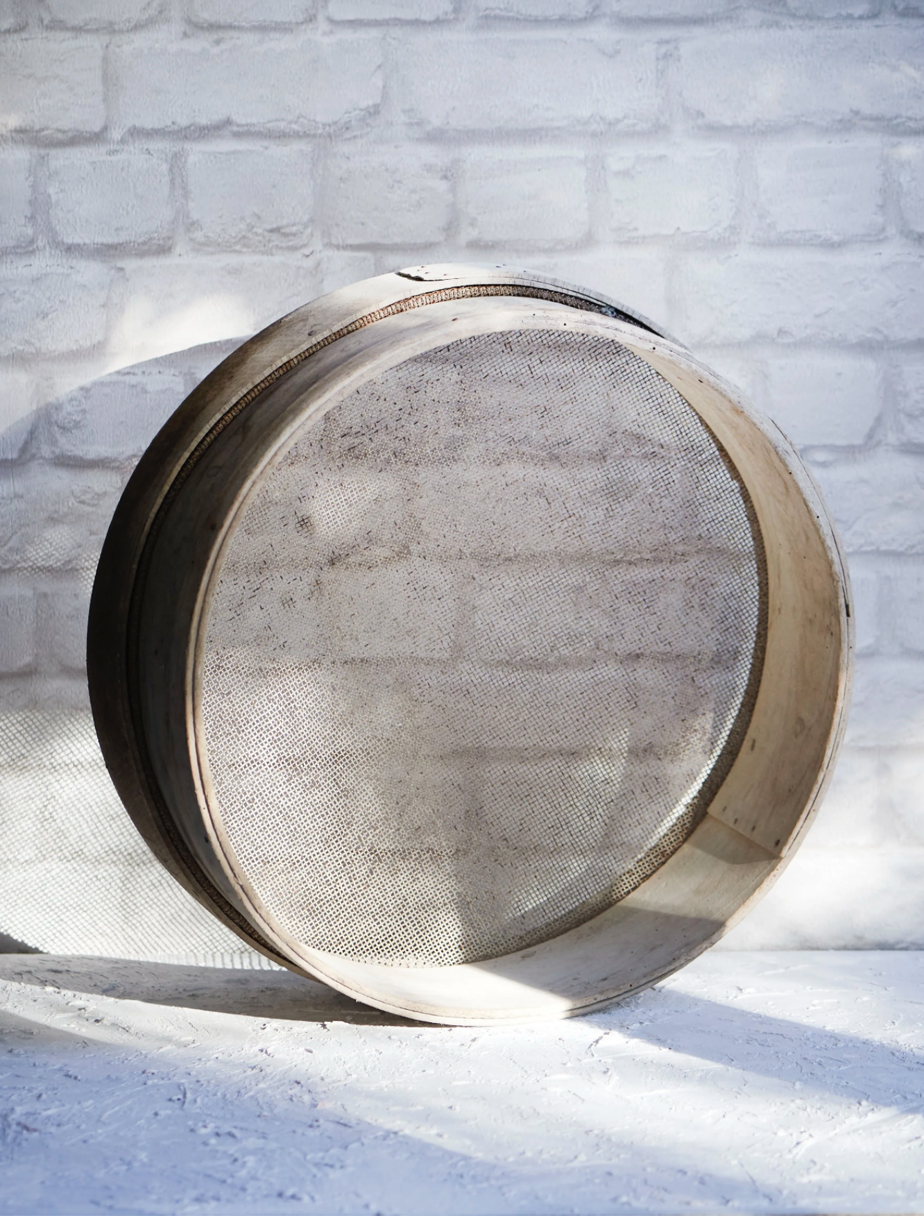 Large Antique French Grain Sieve 1.png