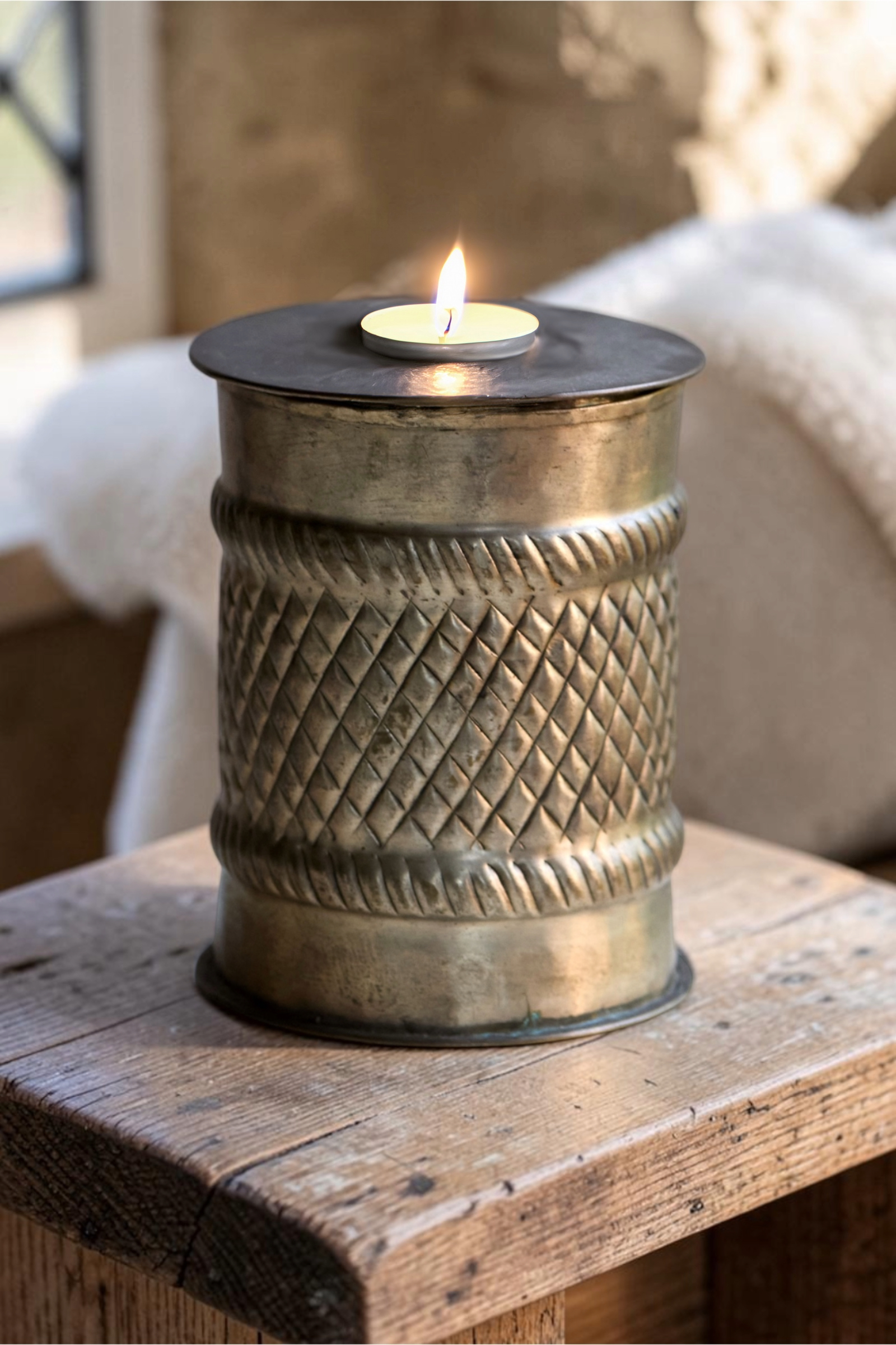 Indian Pierced Brass Lantern small 2.PNG