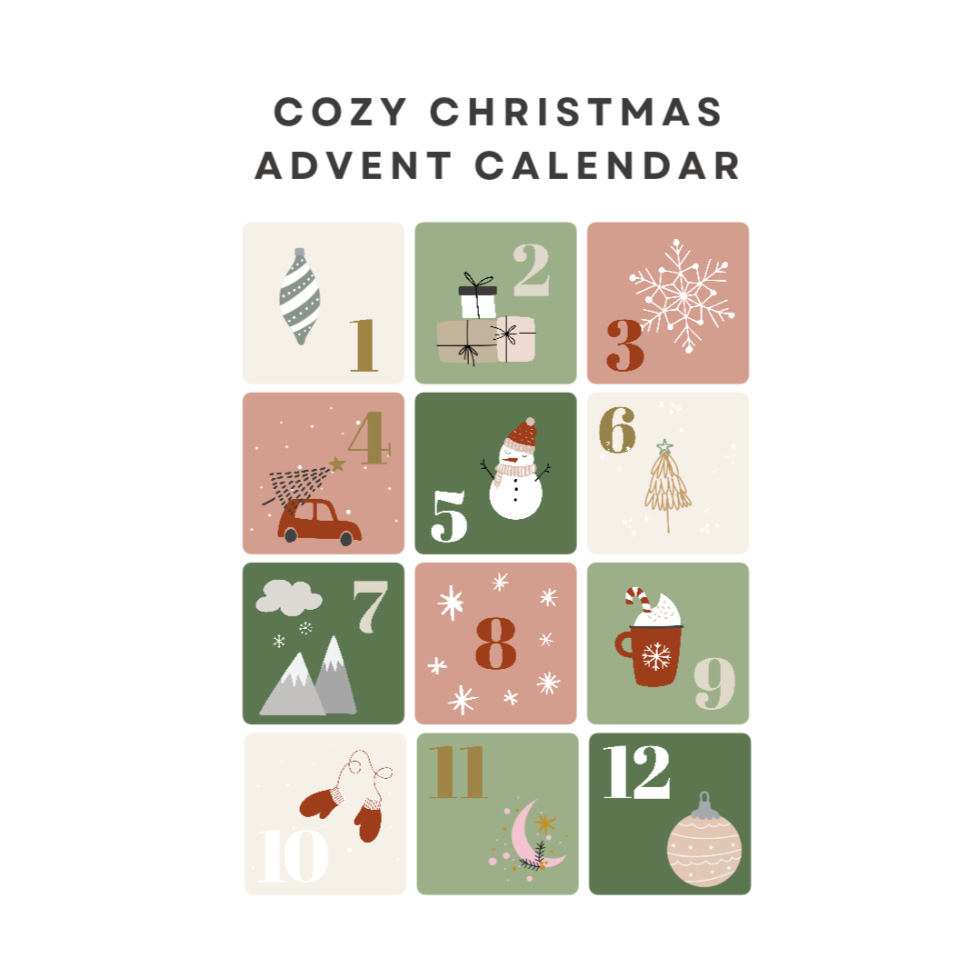 12 Day Cozy Christmas Advent Calendar