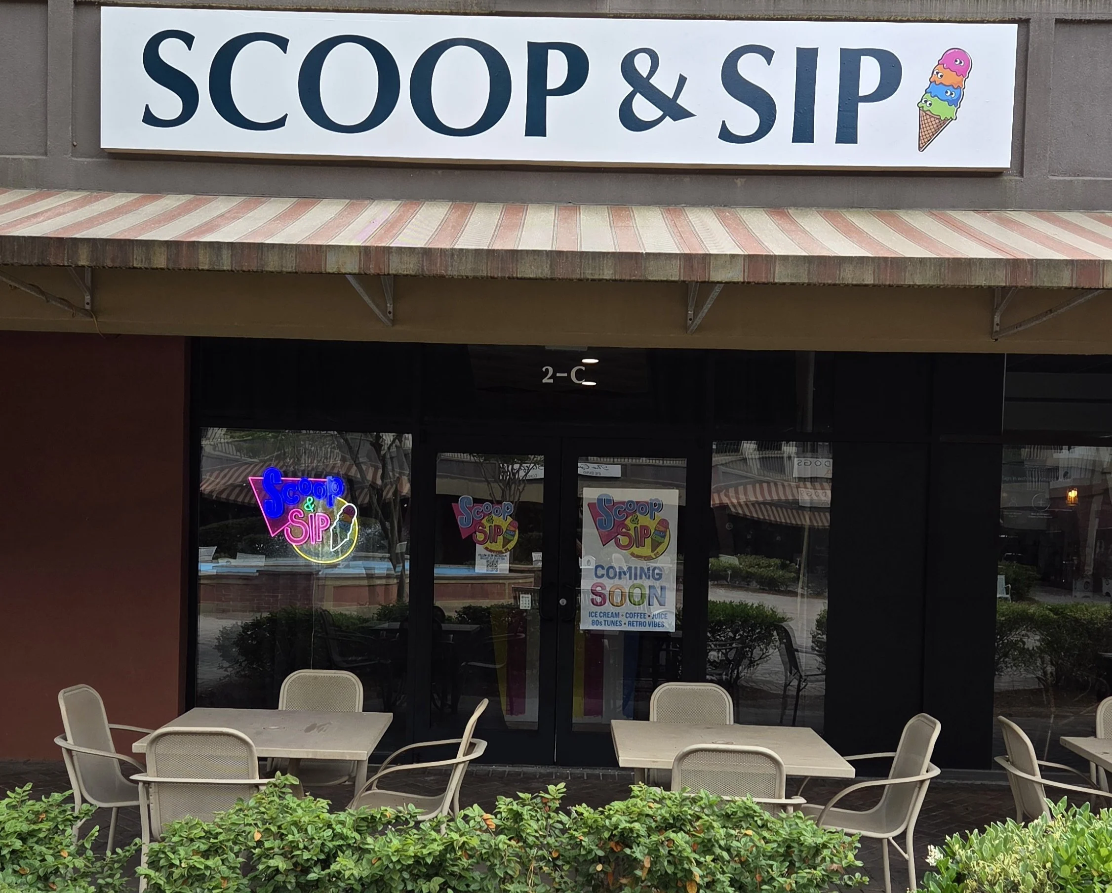 ice cream store front in bluffton, sc