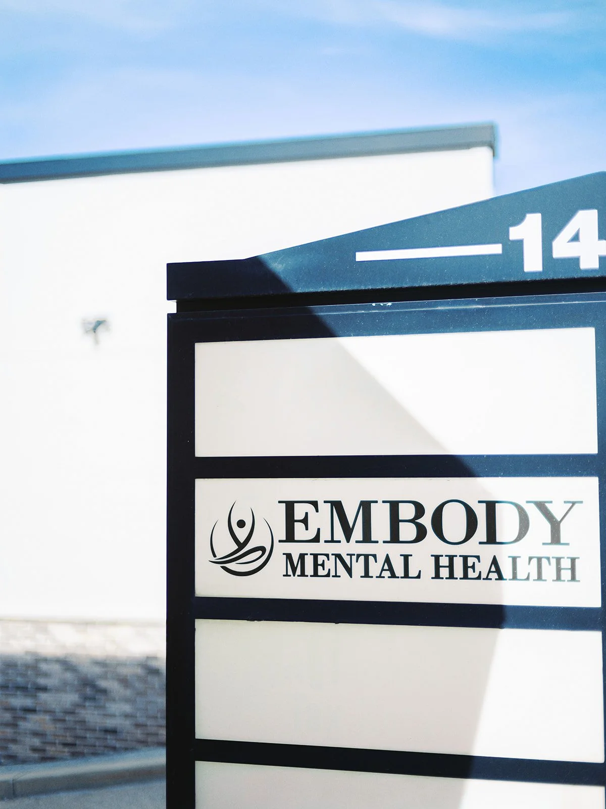 Embody Mental Health building signage