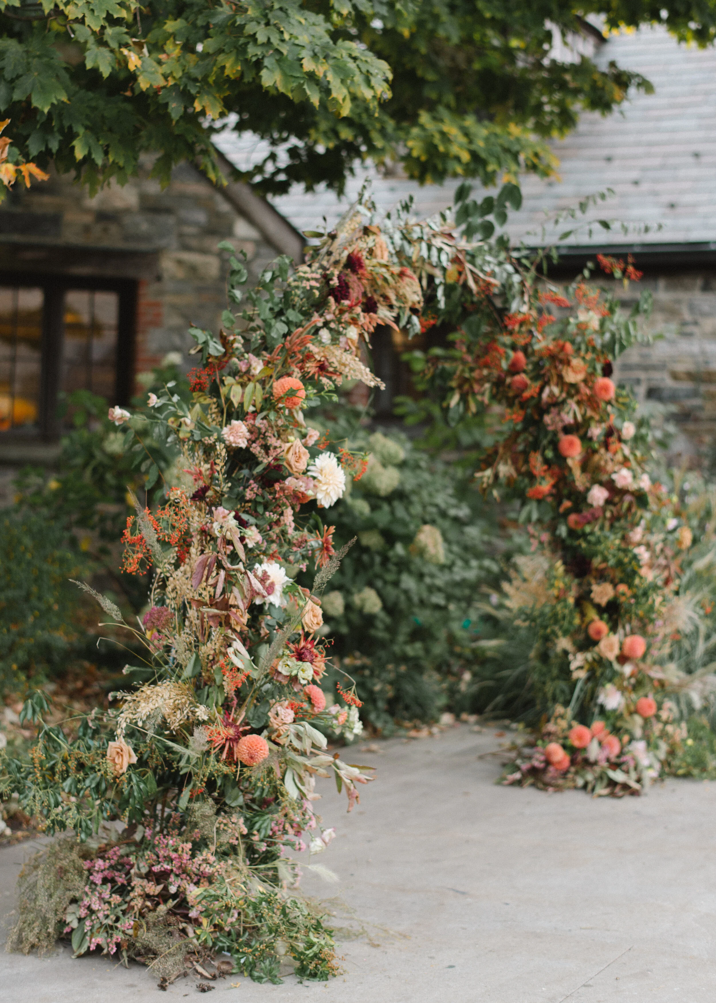 blue hill at stone barns wedding