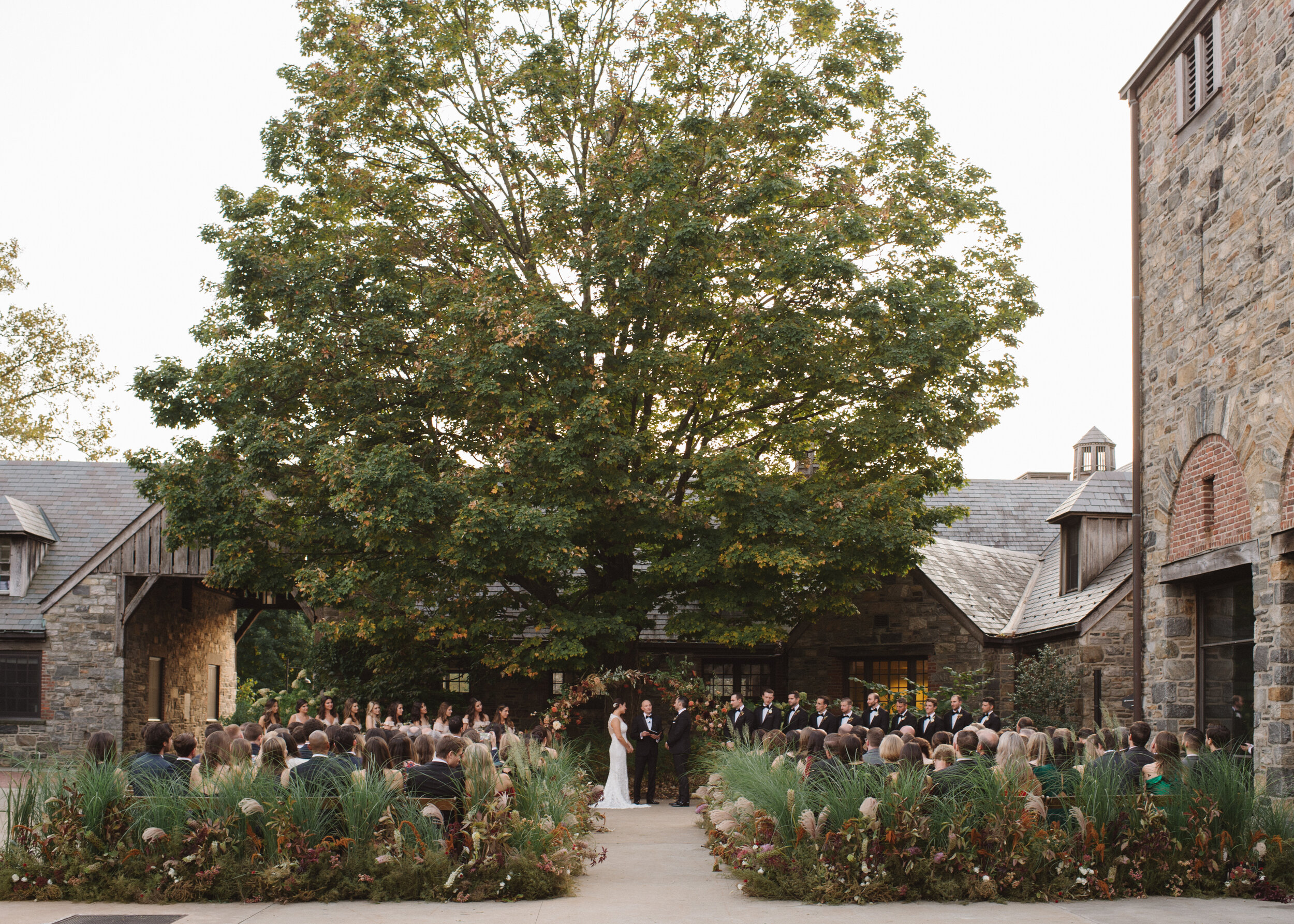 blue hill at stone barns wedding