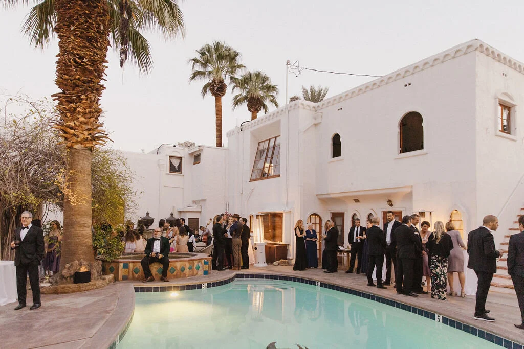 korakia pensione wedding palm springs