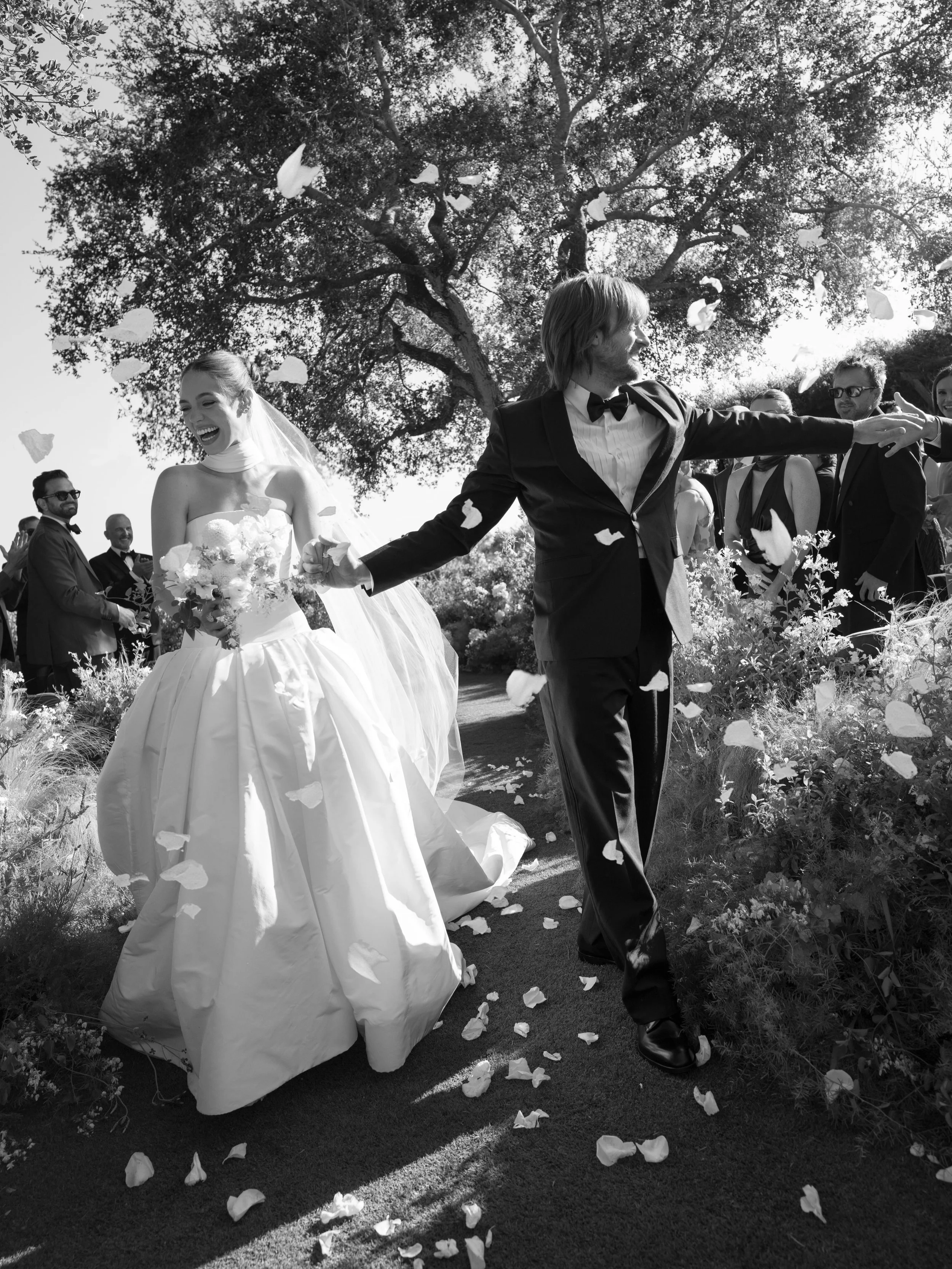 In our wildest of dreams, we could never - Claudia and Finneas forever!!!💫 More on @vogueweddings today; photos @normanandblake and a billion talented vendors tagged. Thank you for working so hard for us. SO SO PROUD 🥹