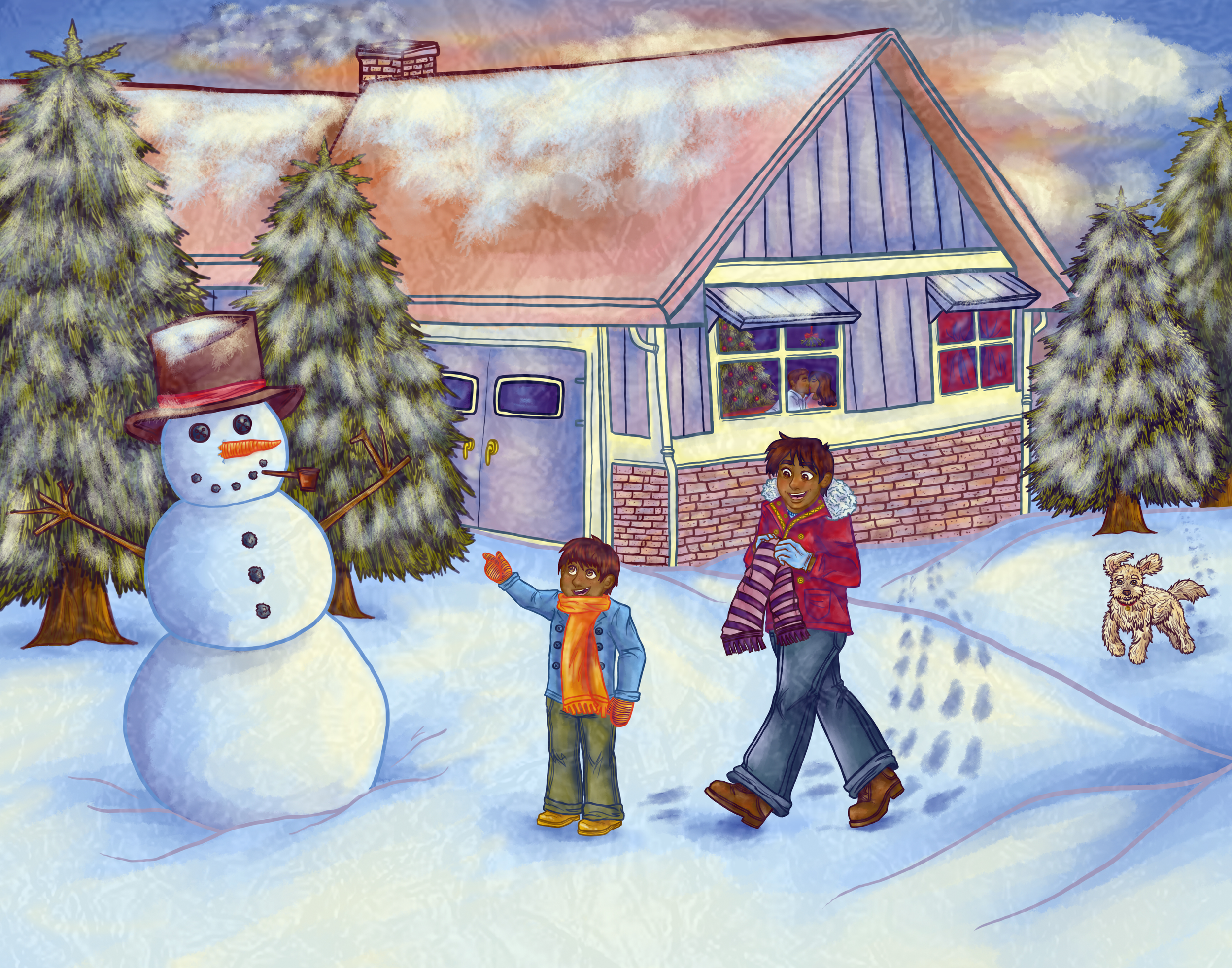 Winter Wonderland Version 1//  Program: Adobe Photoshop//  Year: 2026