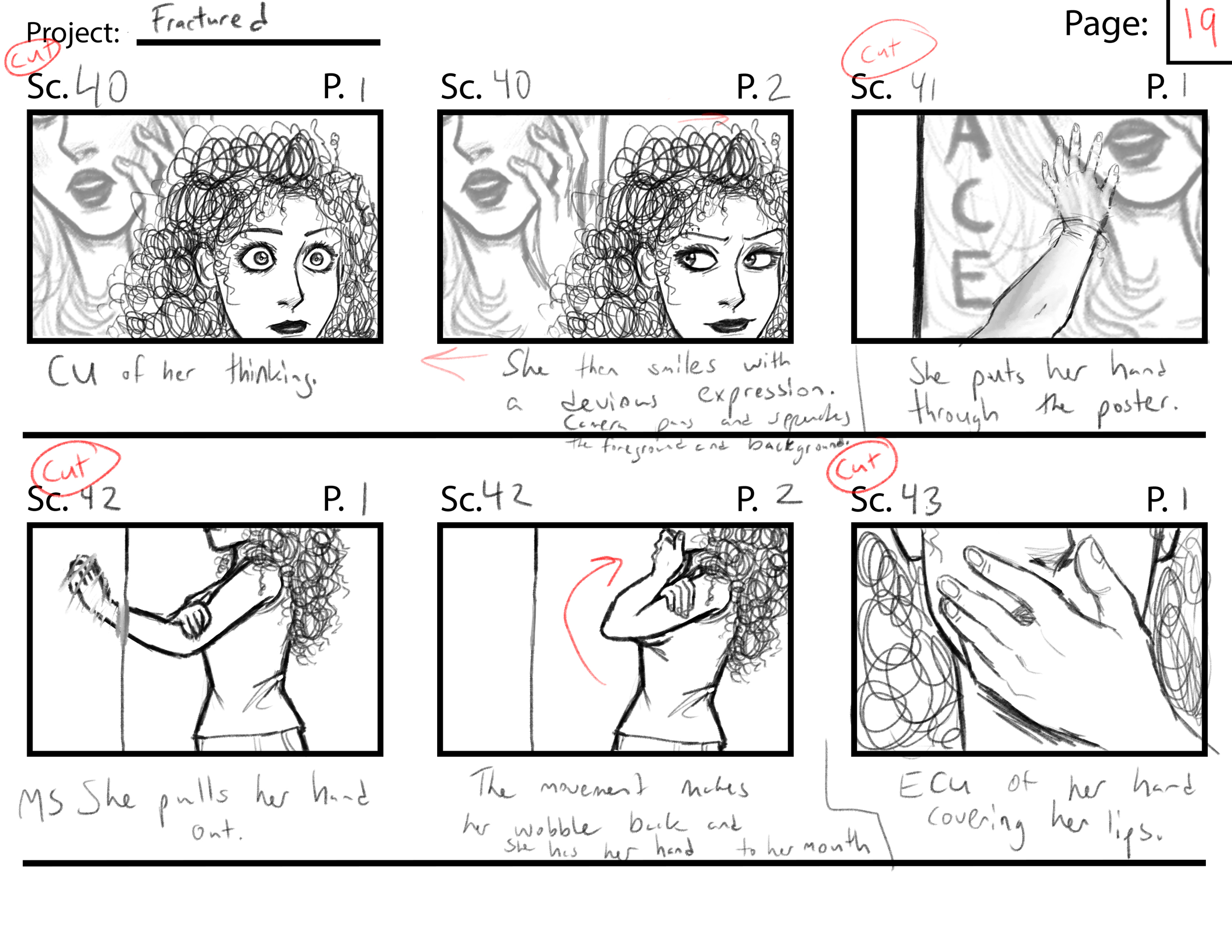 Fractured Page 19//  Program: Clip Studio Paint Ex//  Year: 2026
