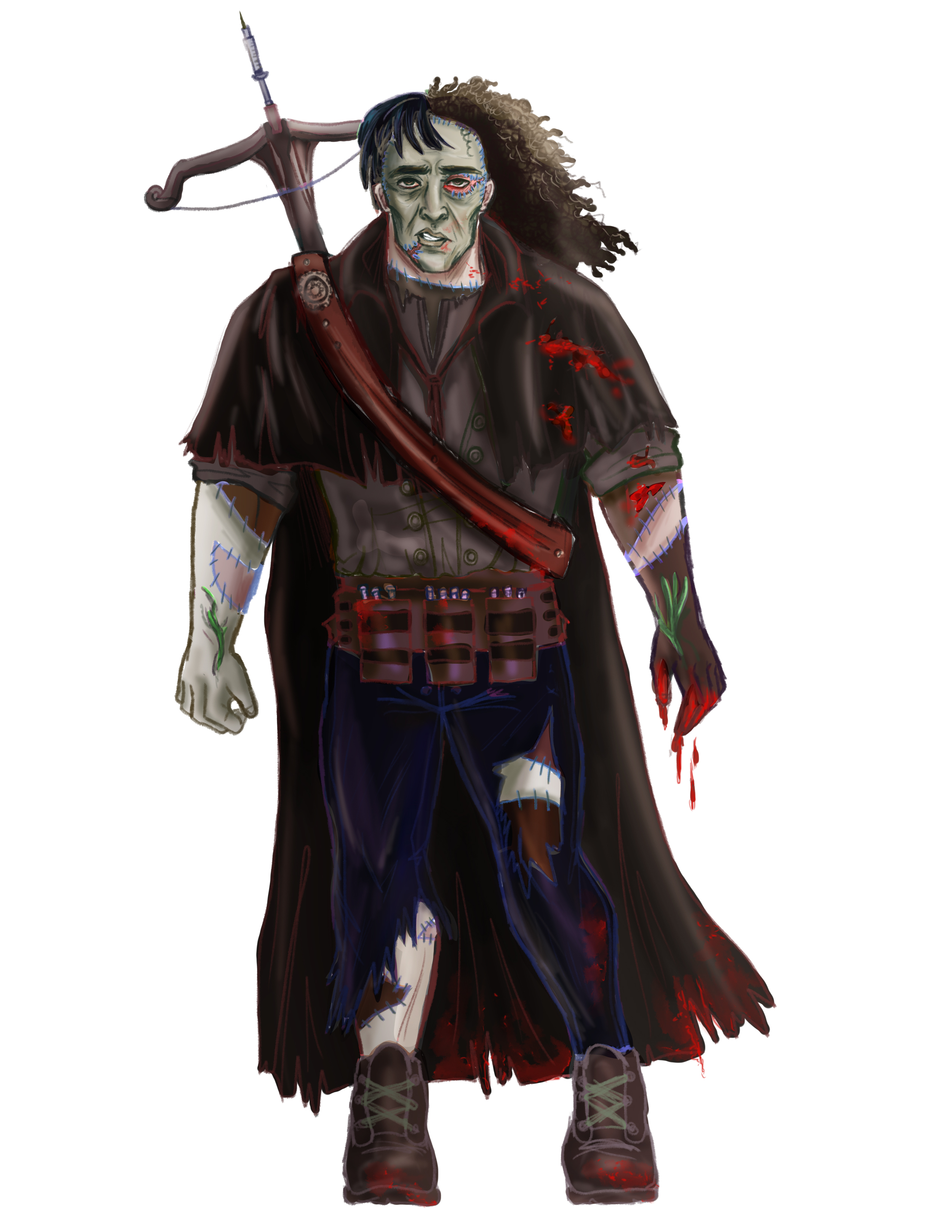 Frankenstein Redesign//  Program: Adobe Photoshop//  Year: 2026