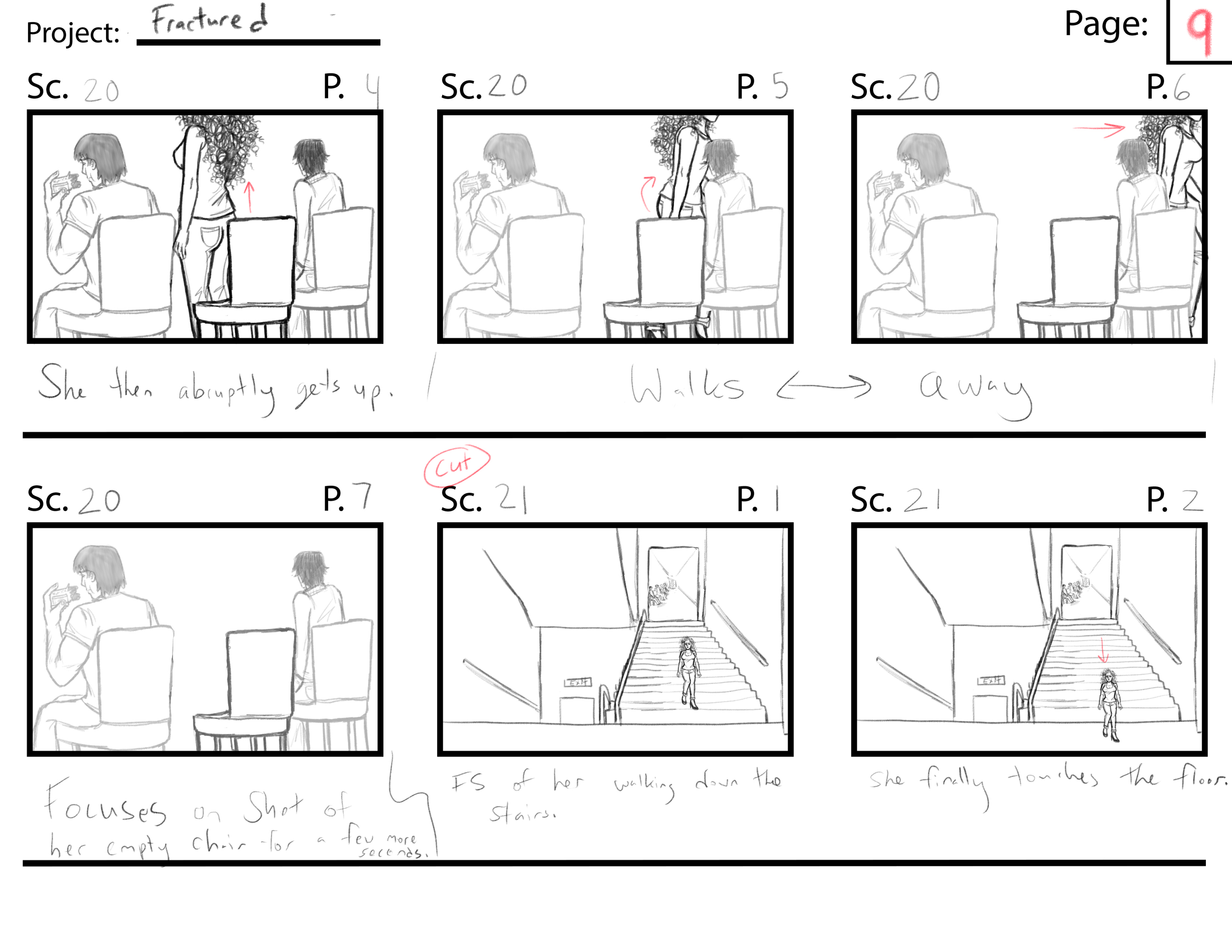 Fractured Page 9//  Program: Clip Studio Paint Ex//  Year: 2026