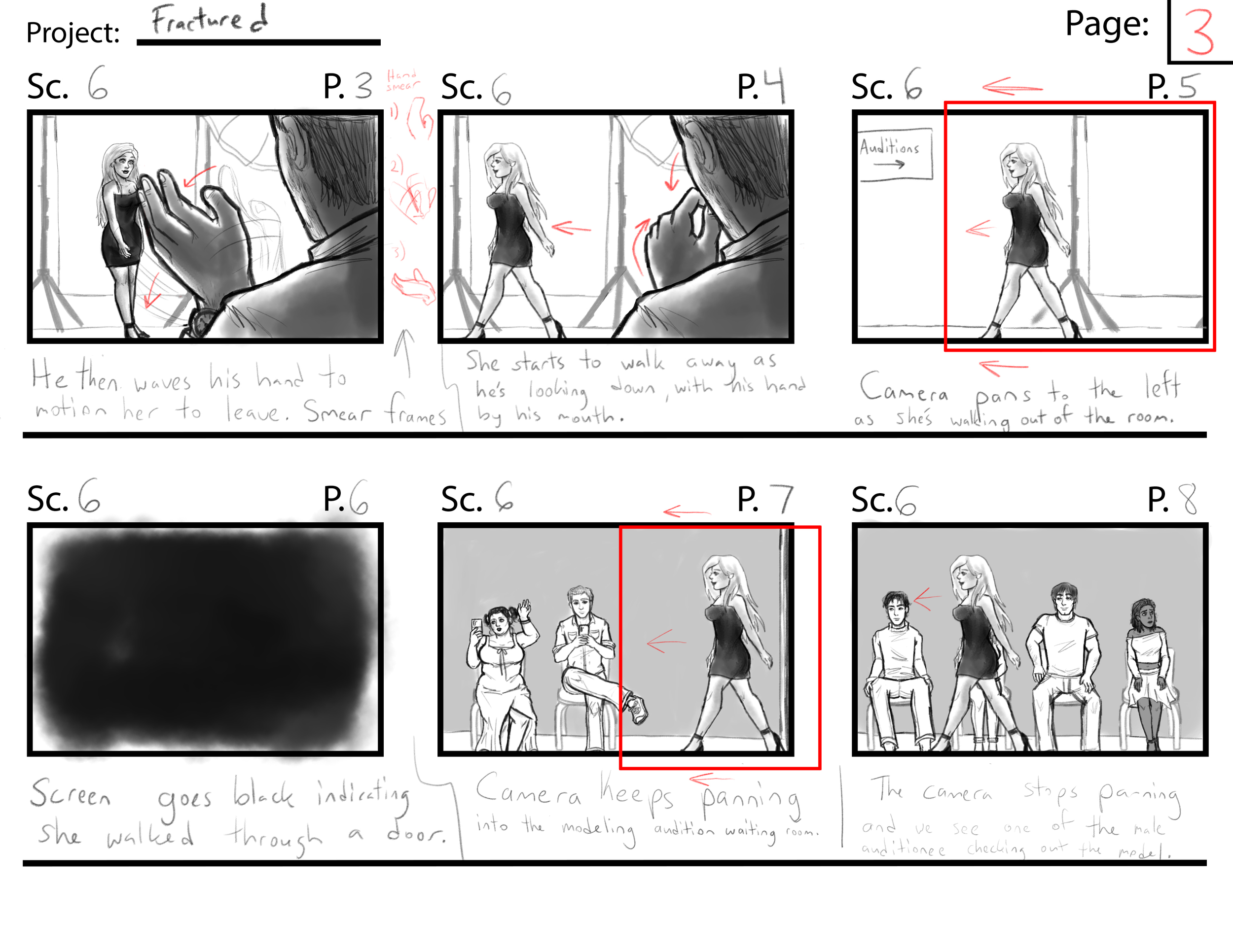 Fractured Page 3//  Program: Clip Studio Paint Ex//  Year: 2026